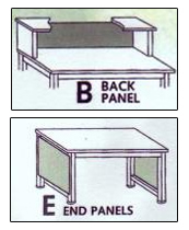  back and end  panel